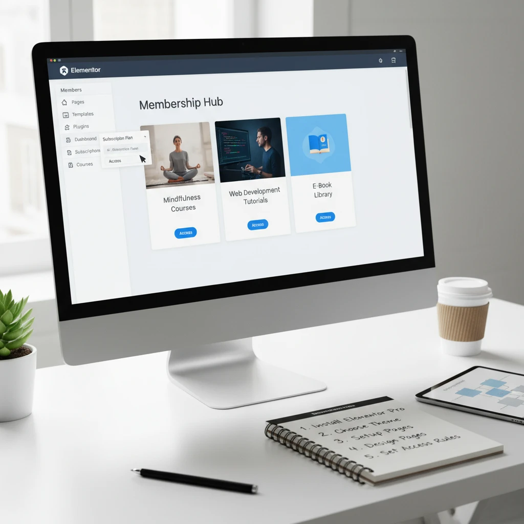Elementor: Build a Membership Website (Step-by-Step)