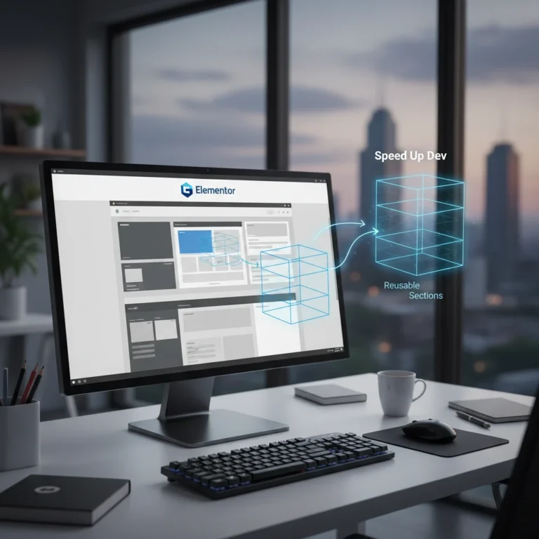 Featured image for: Elementor: Speed Up Dev with Reusable Sections